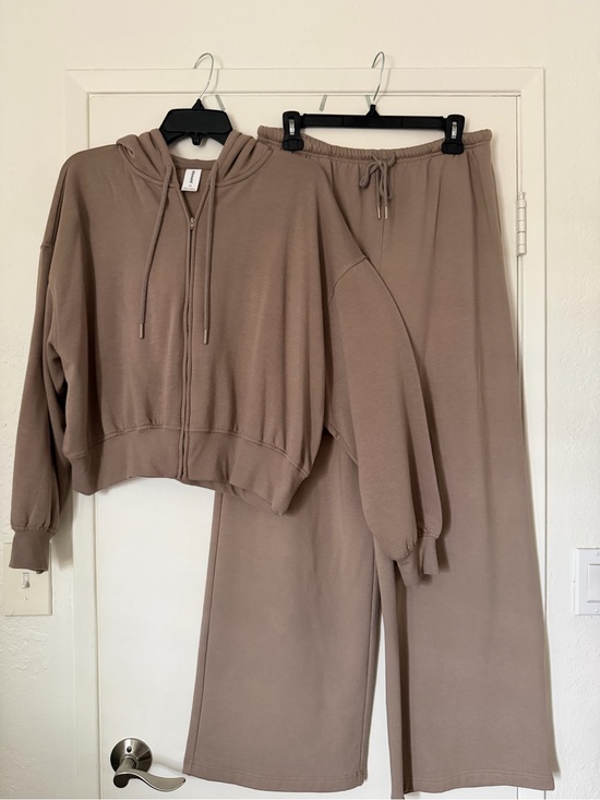 Abound Pants - Abound Cozy Fleece Hoodie & Pant Set -